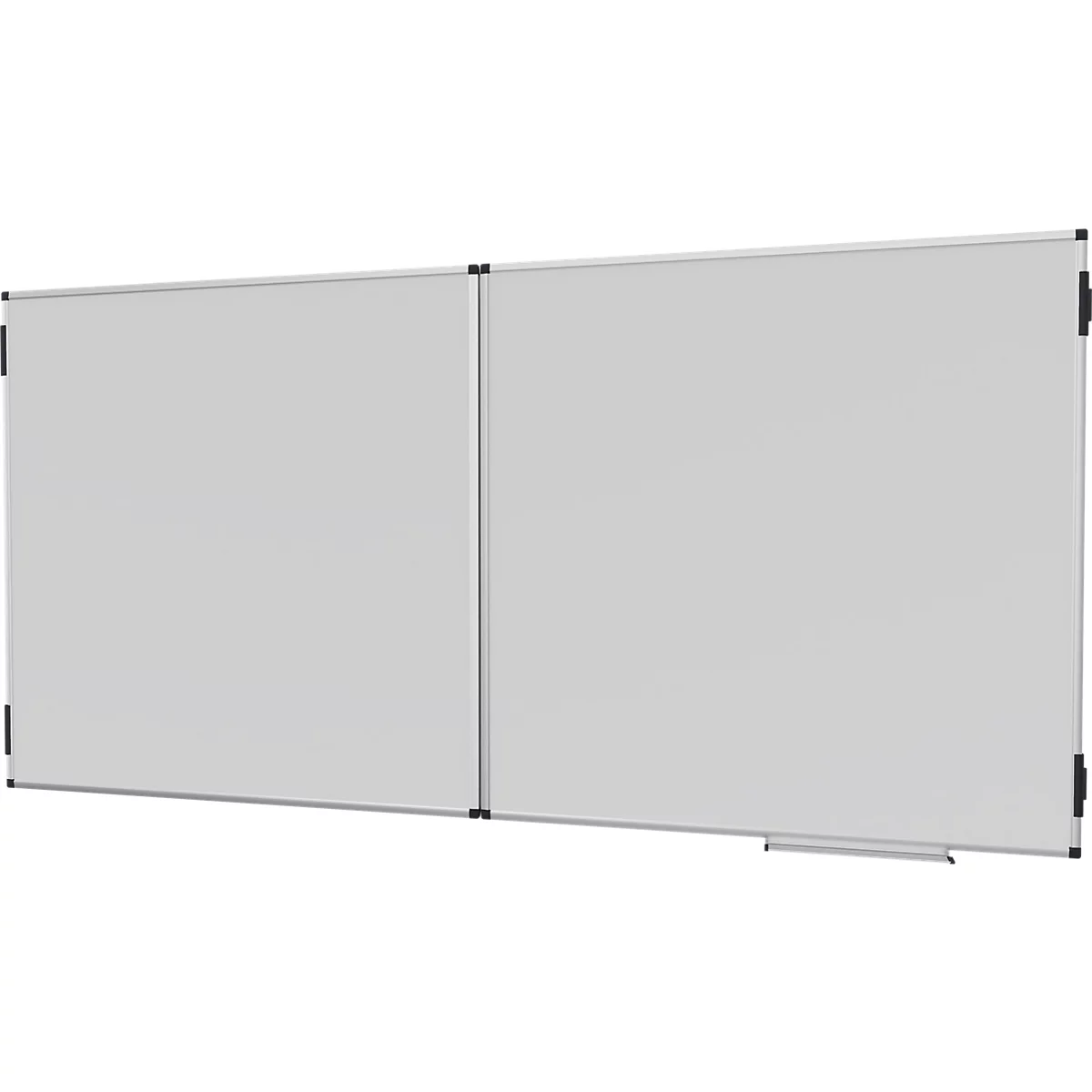 Klapptafel Legamaster UNITE PLUS, magnetisch, 5 Schreibflächen, B 2000/4000 x T 13,4 x H 1000 mm, emaillierter Keramikstahl, weiß